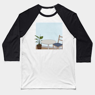 Table and Chair Baseball T-Shirt